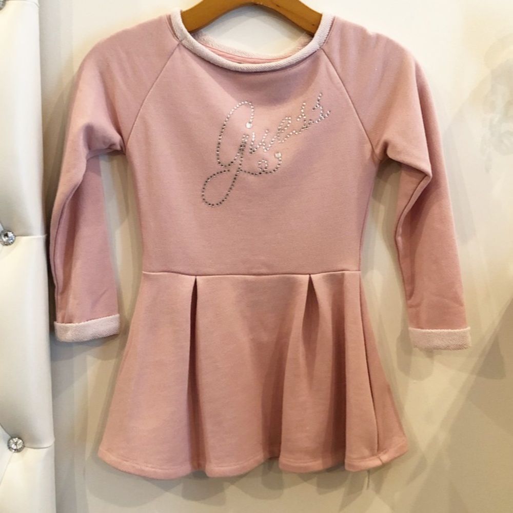 Blush rhinestone guess dress